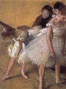 Edgar Degas Dance practising oil painting artist